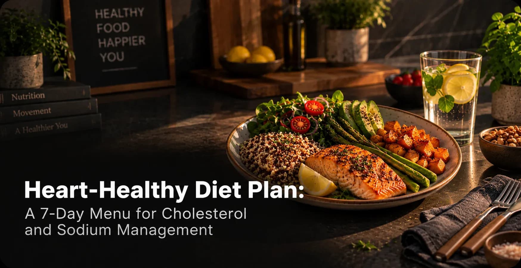 Heart-Healthy Diet Plan: A 7-Day Menu for Cholesterol and Sodium Management