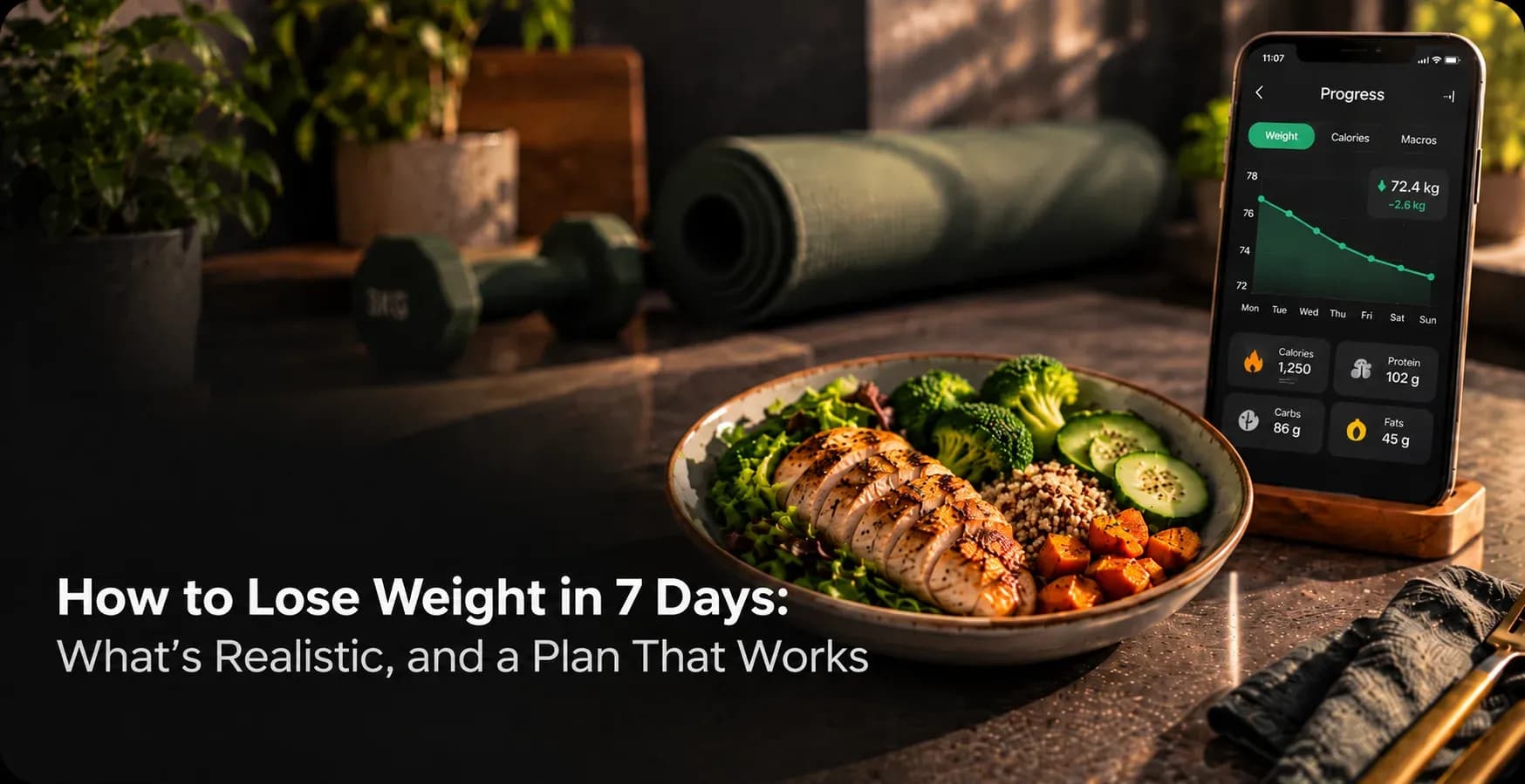 How to Lose Weight in 7 Days: What's Realistic, and a Plan That Works