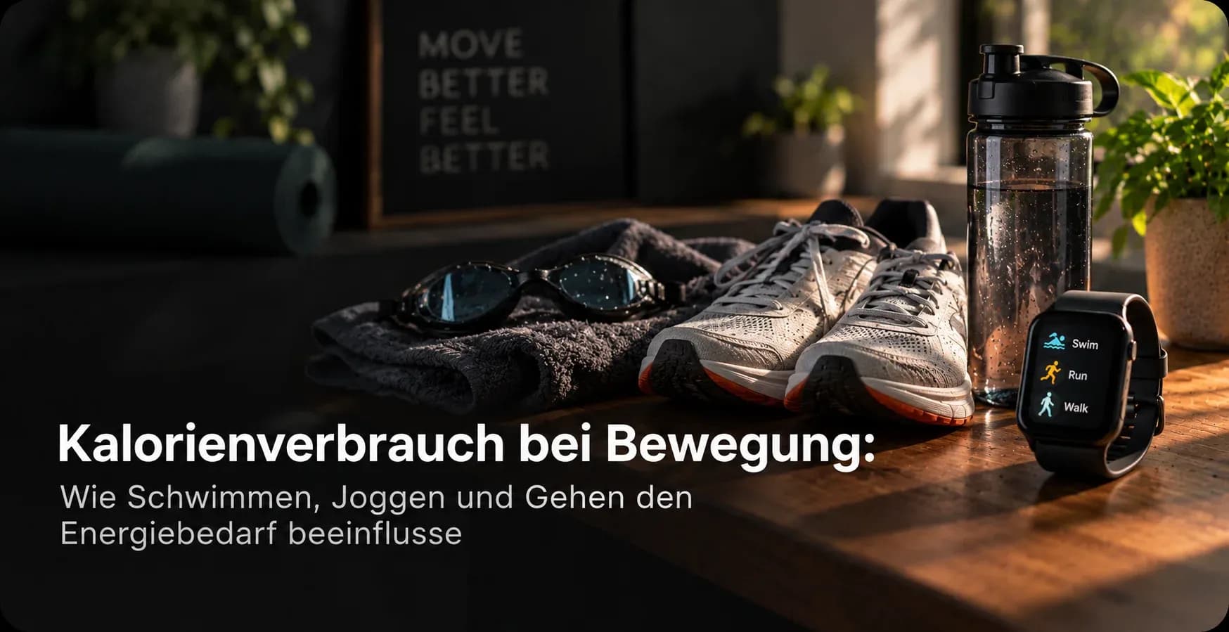 Kalorienverbrauch bei Bewegung: Wie Schwimmen, Joggen und Gehen den Energiebedarf beeinflussen