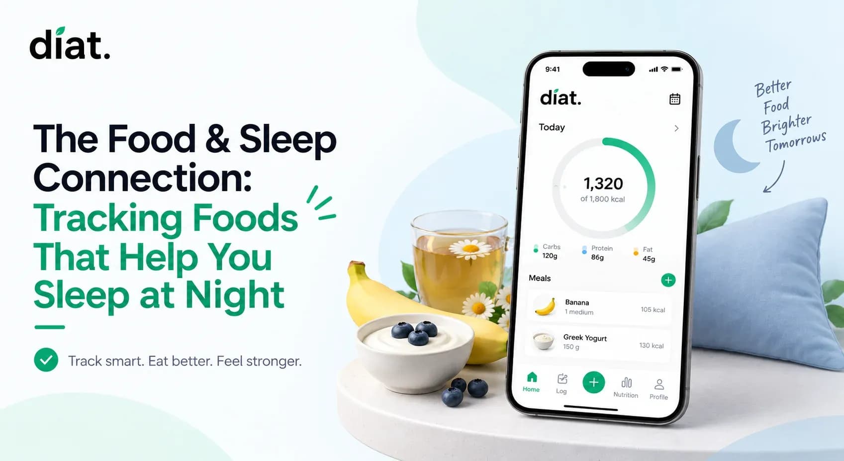The Food & Sleep Connection: Tracking Foods That Help You Sleep at Night