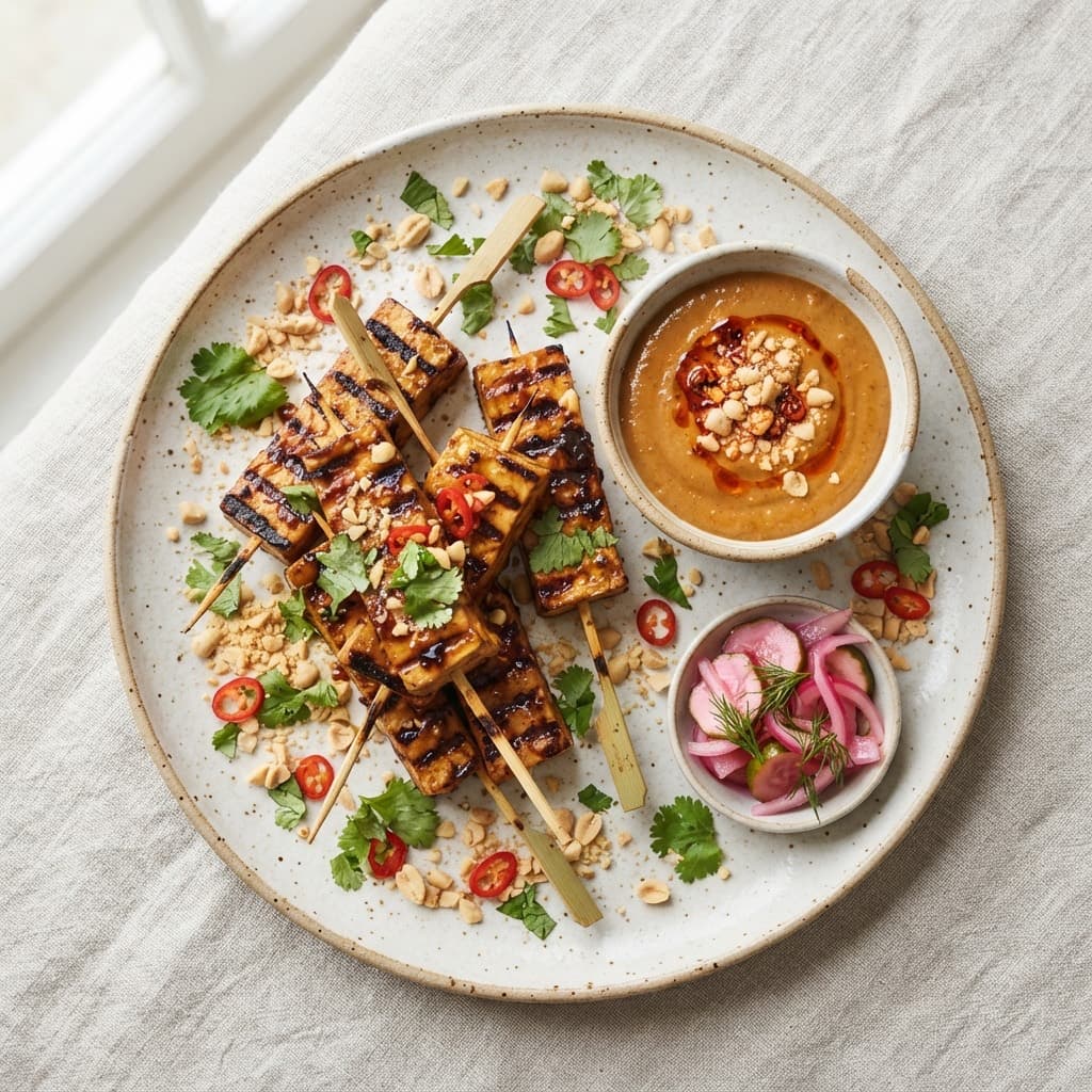 Tofu Satay Skewers