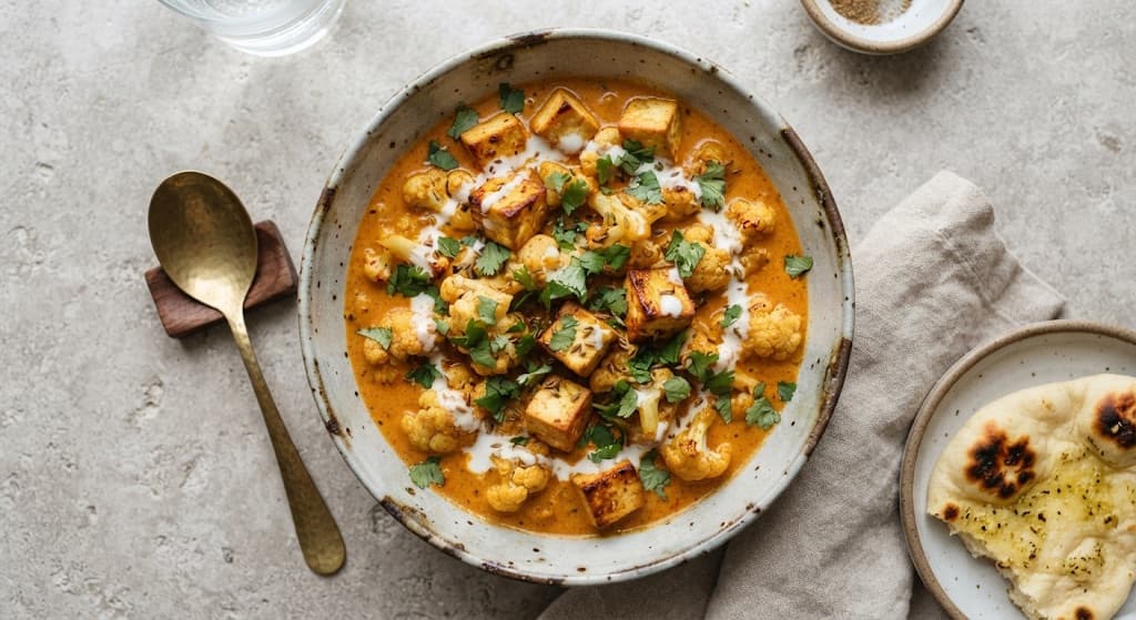 Tofu & Cauliflower Butter Curry
