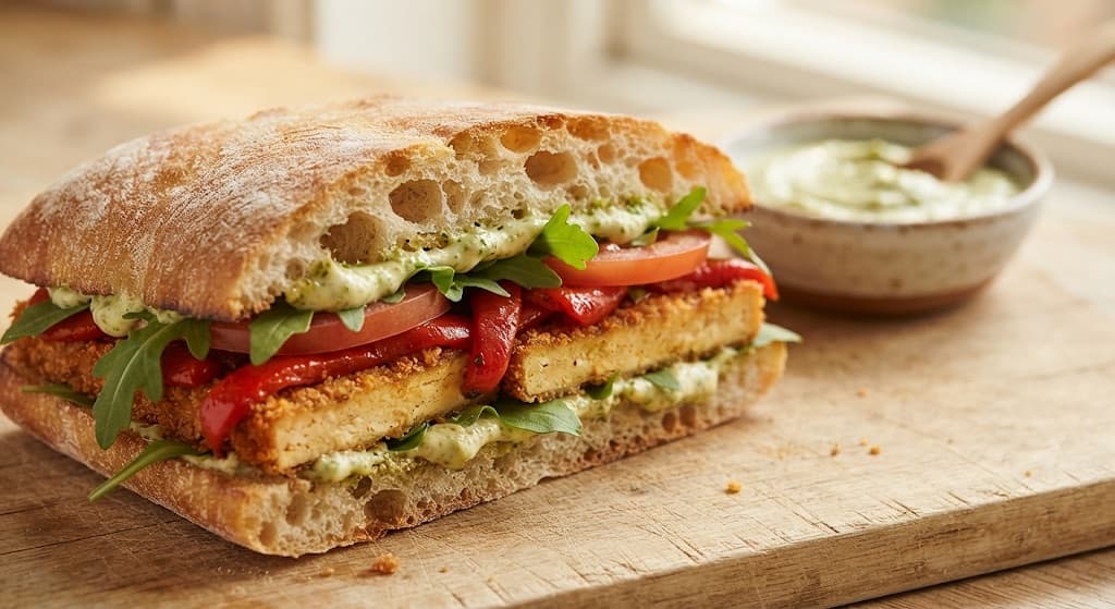 Tofu Milanese Ciabatta