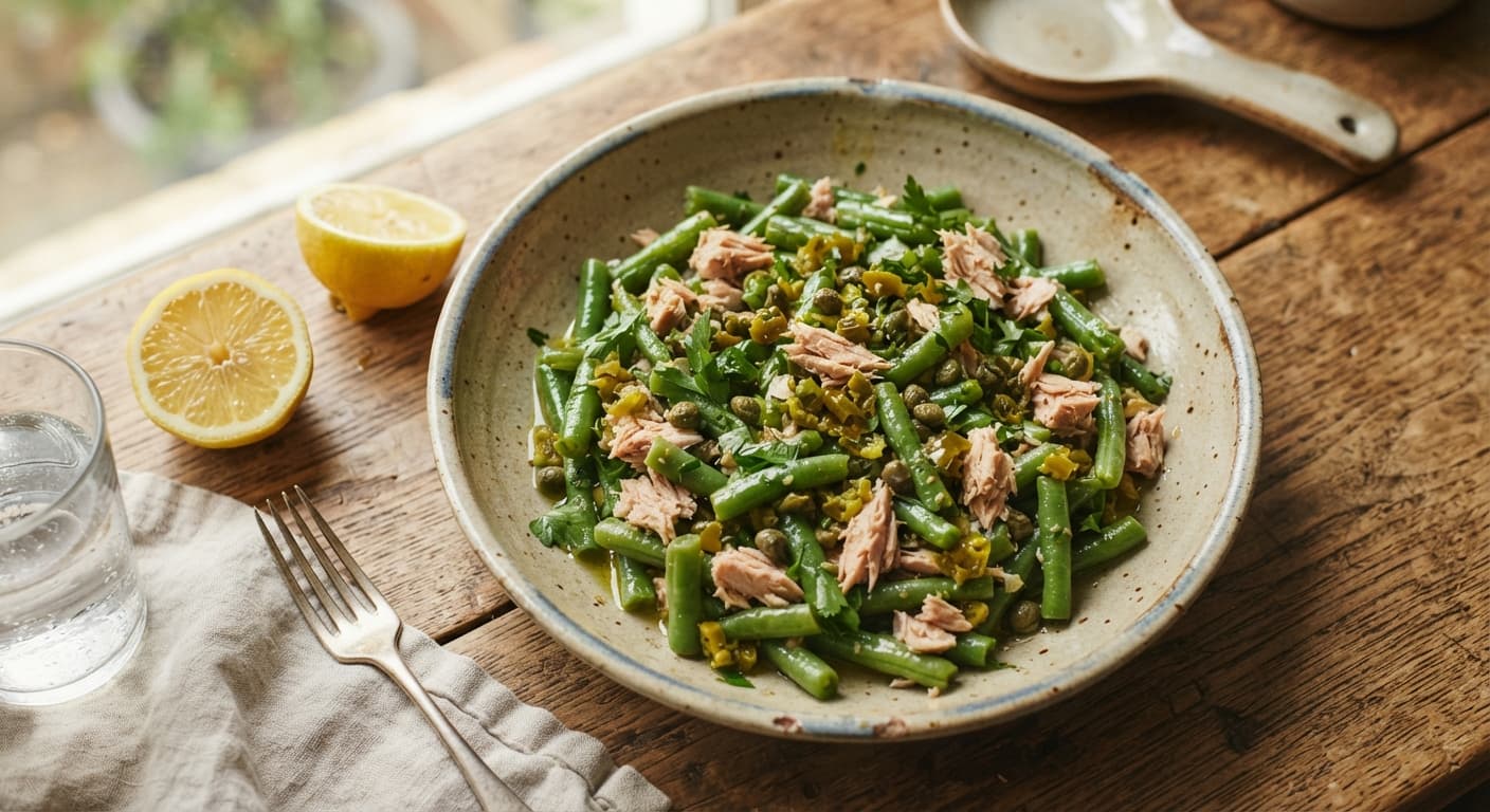 Tuna and Green Bean Chopped Salad