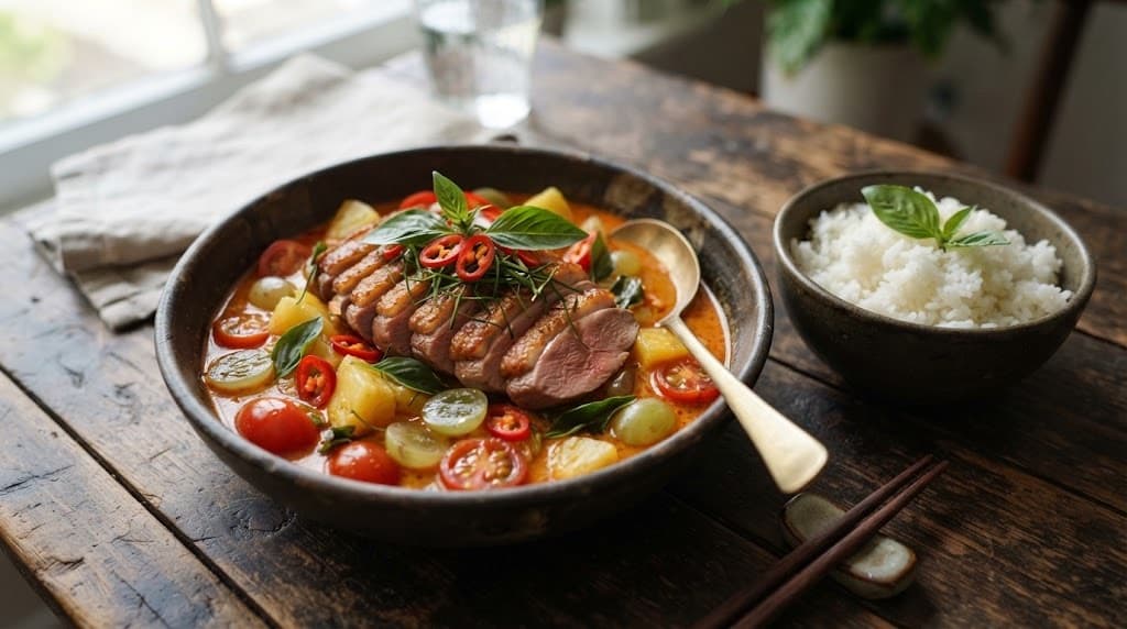 Thai Red Duck Curry with Pineapple