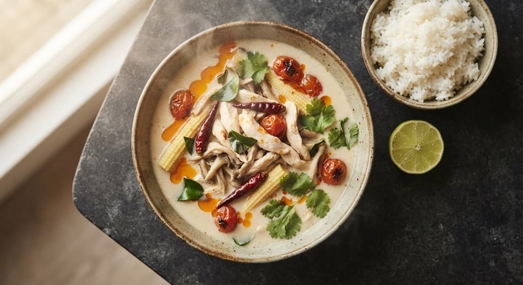 Tom Kha Gai (Thai Coconut Chicken Soup)