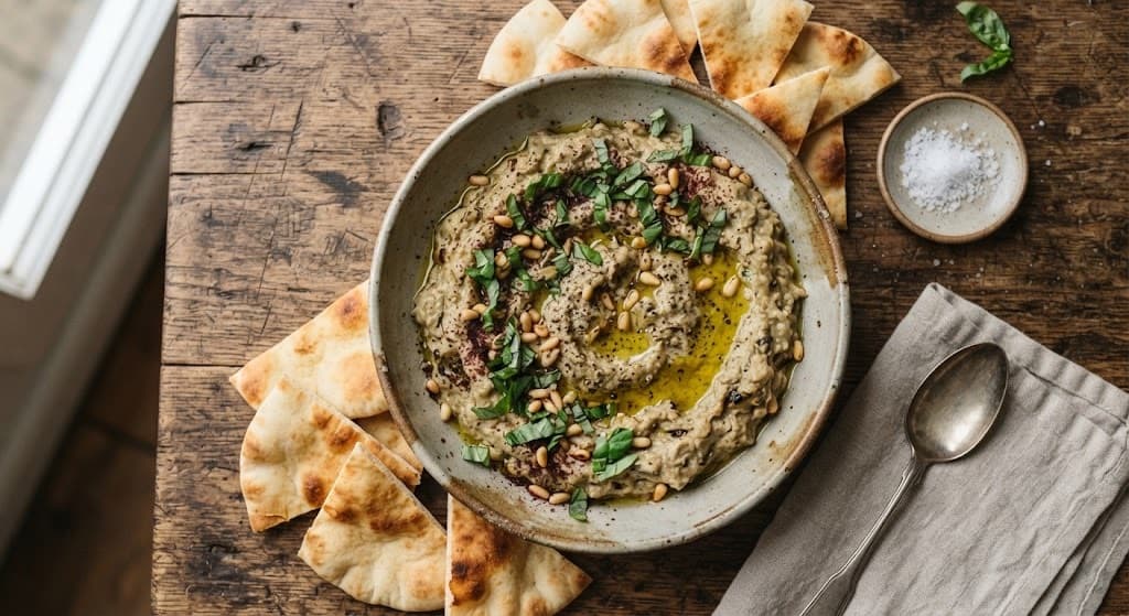 Roasted Garlic Baba Ganoush
