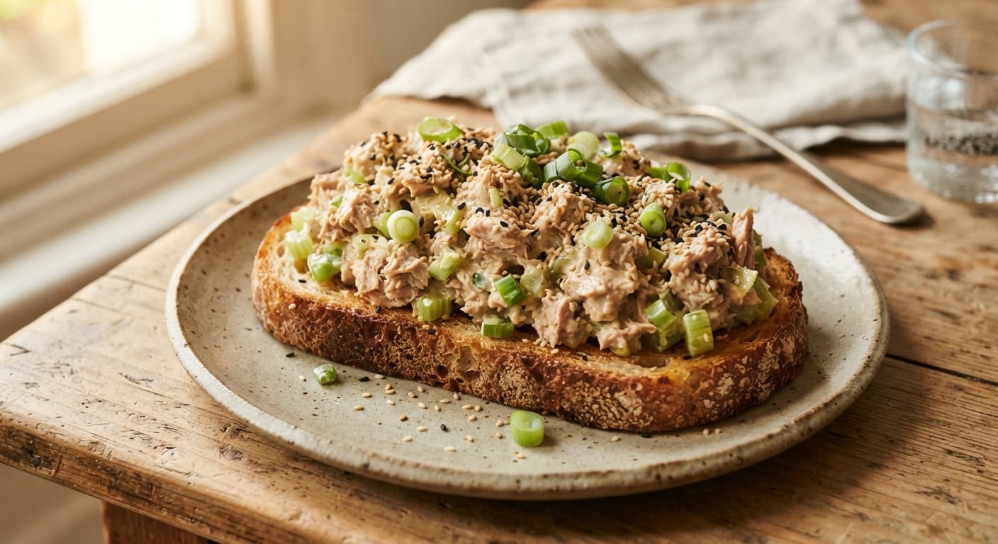 Tuna, Celery and Miso Smash