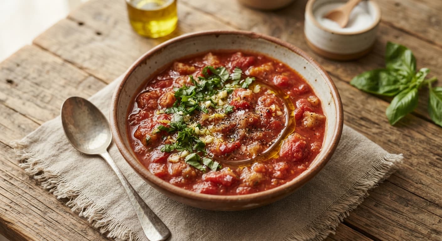 Pappa al Pomodoro (Tuscan Tomato and Bread Soup)