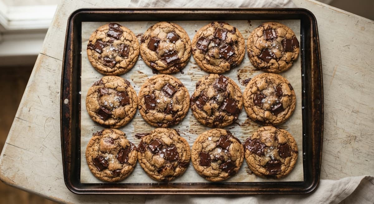 One-Bowl Olive Oil Chocolate Chunk Cookies