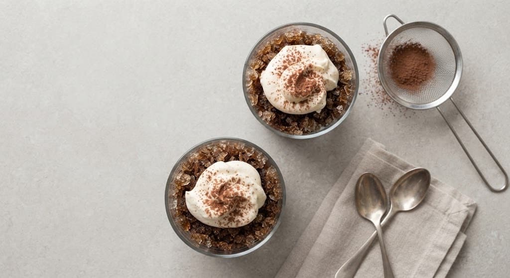 Coffee Granita with Whipped Mascarpone