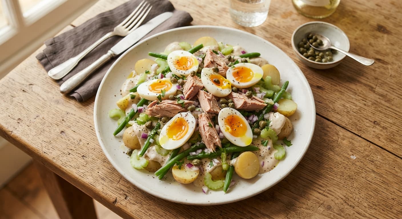 Tuna and Green Bean Tonnato Salad